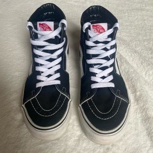 Black high top vans sk8-canvas